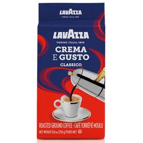 [해외직구] Lavazza 라바짜 크레마 이 구스토 클래시코 그라운드 커피 250g 2팩