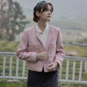 PM_Pink tweed jacket