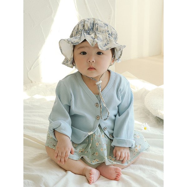 귀욤뽀짝한 - 아기 골지 가디건