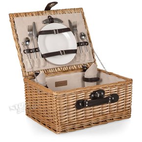 클래식 우븐 피크닉바구니 2인용 POTTERY BARN CLASSIC WOVEN PICNIC BASKET