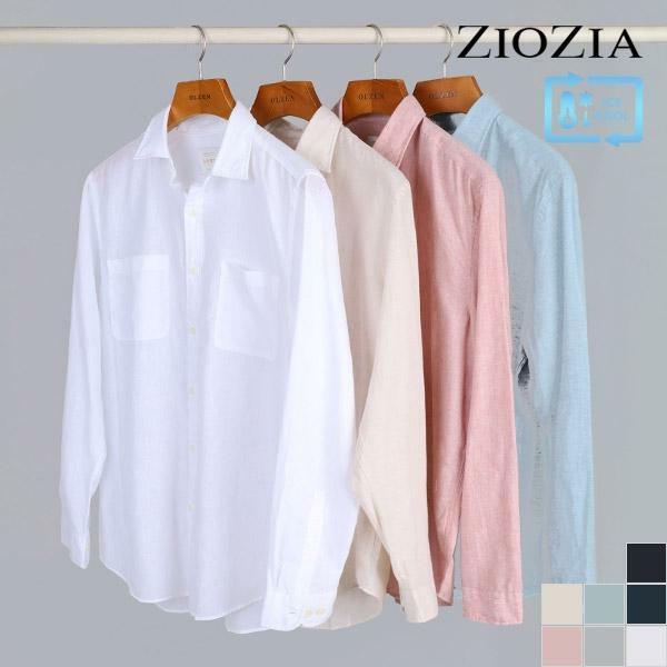 [시크릿특가] [지오지아] 원더쿨 린넨 블렌드 셔츠 A (ABC2WC1102_A)