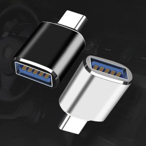 작고 가벼운 휴대용 머레이 USB to C타입 OTG 젠더 M-TOC 노트북 카플레이 연결