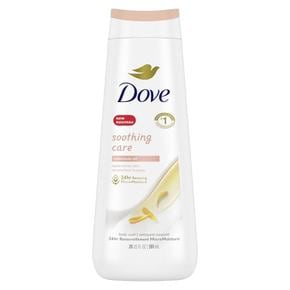 [해외직구] Dove 도브 수딩 케어 바디워시 카렌듈라 인퓨즈드 오일 591ml