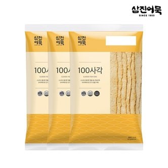 삼진어묵 100사각 1봉 320g (10개입) x3개