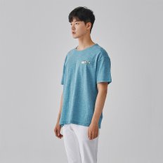 [지미테일러] Men 고흐 아몬드블라썸 T-shirt 명화 반팔티 (blue)