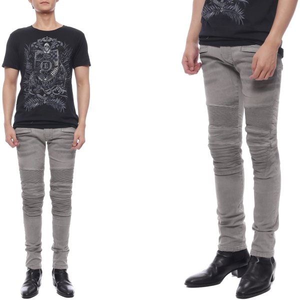 [부산점] 남성 바이커 슬림 데님 팬츠 (S4HT538C479 172)