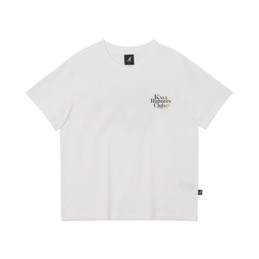 캉골 우먼스 애슬리트 반팔 티셔츠 2800 오프화이트 (KREWST28000)