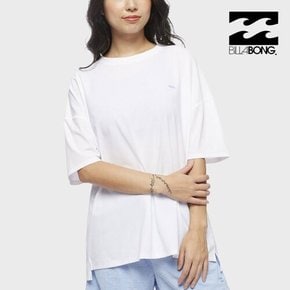 [공식] 빌라봉 여성 이클립스 로고 루즈핏 반팔 티셔츠 WHITE