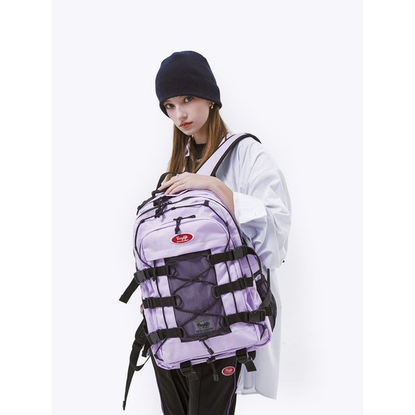 더블 스트링 백팩 (퍼플)