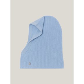 Cashmere 100% Julia Knit Balaclava (Sky Blue)