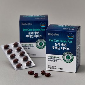 눈에 좋은 루테인 에이스 눈 영양제 베타카로틴 600mg X 60캡슐 5통