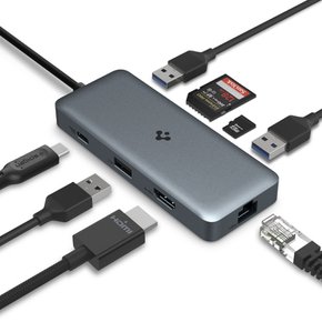 8in1 USB C타입 허브 4K 맥북 멀티 허브 PD2402