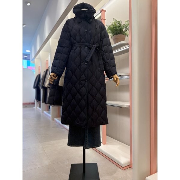 [여주점] 여성 넥크 워머 롱 구스다운 패딩코트(ITPBWPD710)