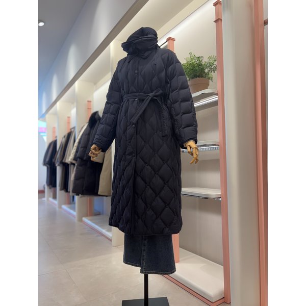 [여주점] 여성 넥크 워머 롱 구스다운 패딩코트(ITPBWPD710)