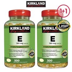 [1+1]커클랜드 비타민 E 180mg 500정 KIRKLAND VITAMIN E