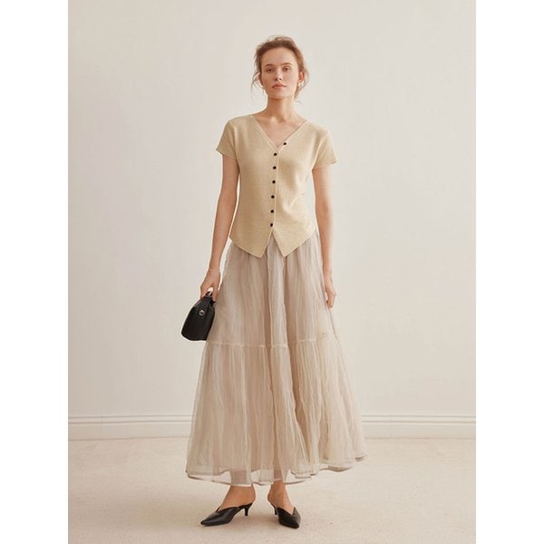 YY_Fluffy mesh skirt