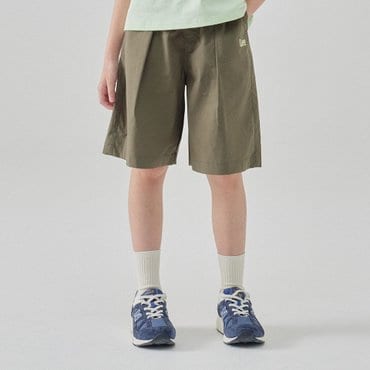 Lee Kids 5부 버뮤다 우븐 팬츠 카키 LK2502SO03KH