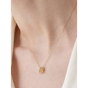 [Mamre]14k Square chain necklace