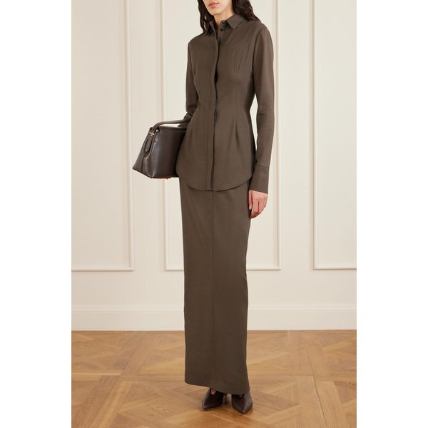 페이 울 블렌드 맥시 스커트 46376663162909799