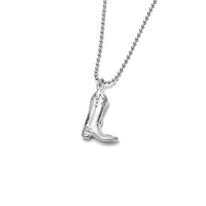 lotsyou_Cowboy Boots Long Necklace