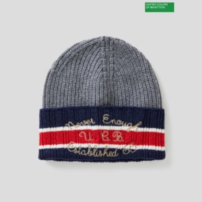 Colouring lettering knit beanie 2F_1344KA002_901