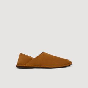 가죽을 쪼개서 만든 슬리퍼 Cognac SHACH01370