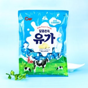 너만아는과자점 CW 청우 달콤쫀득 유가 카라멜 350g  / 대용량 우유 캬라멜