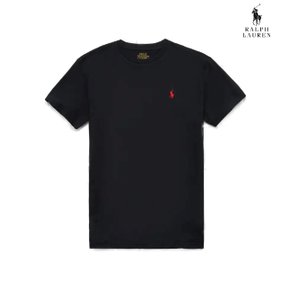 랄프로렌 클래식핏 남녀공용 블랙 반팔 티셔츠