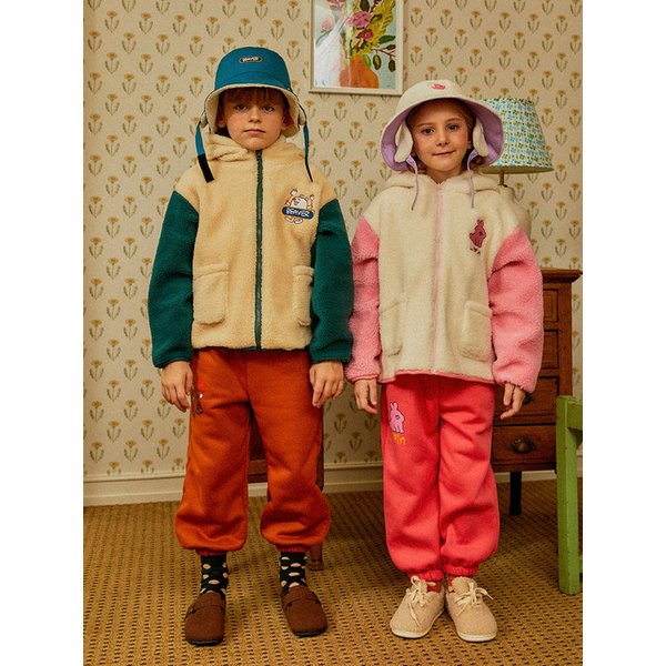 비버 유아 여아 남아 키즈 리버시블 버킷햇 귀돌이 모자