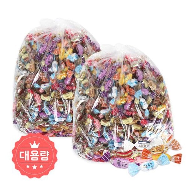 GG 종합캔디 H 4kg 2봉 대용량사탕 업소용사탕 종합사탕 - SSG.COM