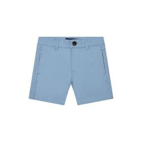 키즈 Brooks Brothers 키즈 솔리드 스트레치 코튼 숏 쇼트 쇼츠 바지 - 블루 라이트 9377983