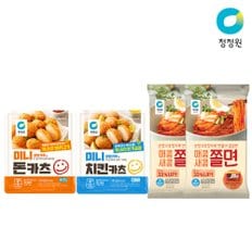 매콤새콤쫄면 530g x 2개 + 미니카츠2종(돈카츠,치킨카츠)