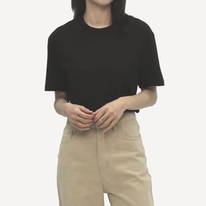 여자 반팔티 라운드넥 20수 코튼 면티셔츠 LHZ009_P356993842