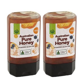 울월스 호주산 퓨어 허니 꿀 Woolworths Pure Honey 400g 2개