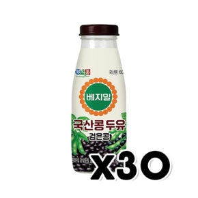 베지밀 국산검은콩두유 병음료 190ml x 30개