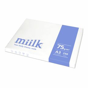 밀크 A3용지 75g 1권(250매) Miilk(ns)[35804390]