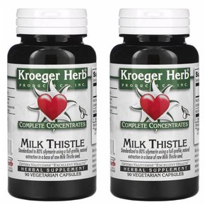 Kroeger Herb 밀크씨슬 Milk Thistle 90베지캡슐 2개