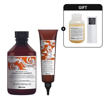 다비네스 에너자이징 샴푸 250ml + 에너자이징 젤 150ml (+누누 샴푸 75ml & 오아이 컨디셔너 12ml)