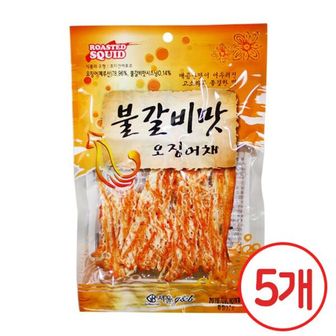  서울 불갈비맛 오징어채 32gx5봉지 민호푸드 빼빼어포 안주