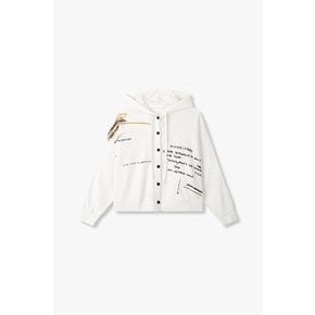 [리오더, BASQUIAT] 레터링 후드 가디건 71152503C2206