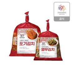 NS홈쇼핑 종가 포기김치 4kg + 열무김치 2.5kg[23858186]