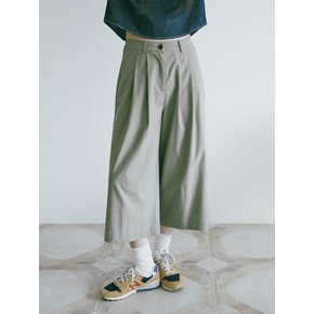 W LINEN TWO TUCK PANTS [2 COLOR]