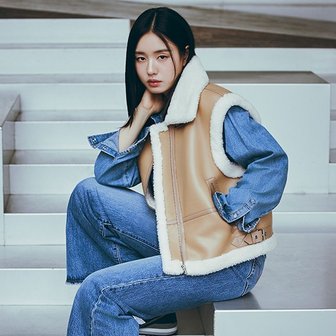 셀렙샵에디션 셀렙샵 에디션 24FW FAUX 양모무스탕 베스트