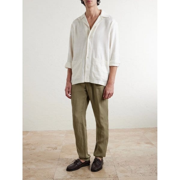 테이퍼드 리넨 팬츠 46376663163084349