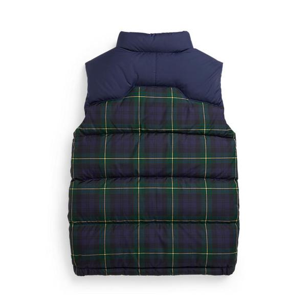 폴로 키즈 남아 8-18세 플래드 다운 베스트(CWPOOTWYN220060999)