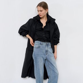 UNISEX 유틸리티 롱 사파리 점퍼 [BLACK] / SBE1U07003-WOMAN