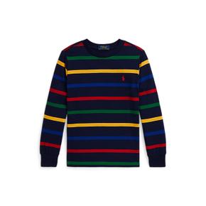 폴로 키즈 남아 2-7세 스트라이프 코튼 롱 슬리브 티(CWPOTSHB8021163999)