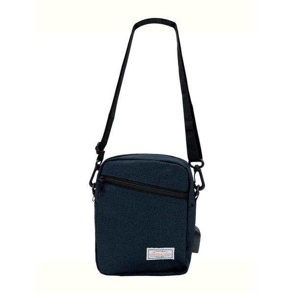 크로스백(PM80913) USB Charger Port, RFID Blocking