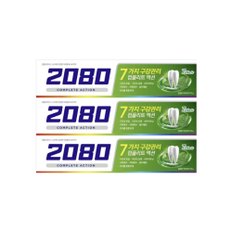 2080 컴플리트액션 허브민트향 치약 120g 3개입 X 4개