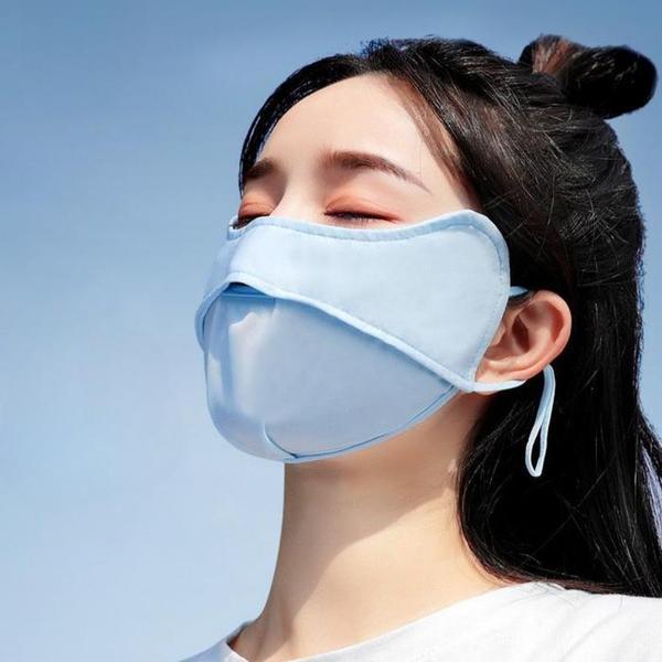 확대된 대표 빨아쓰는 여름 골프 쿨 자외선차단 마스크(1)
